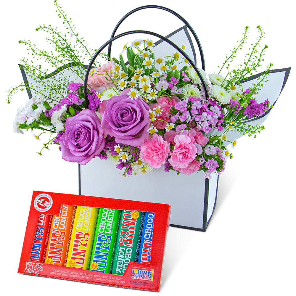 Chocolate-Covered Love Blooming Tote Ensemble