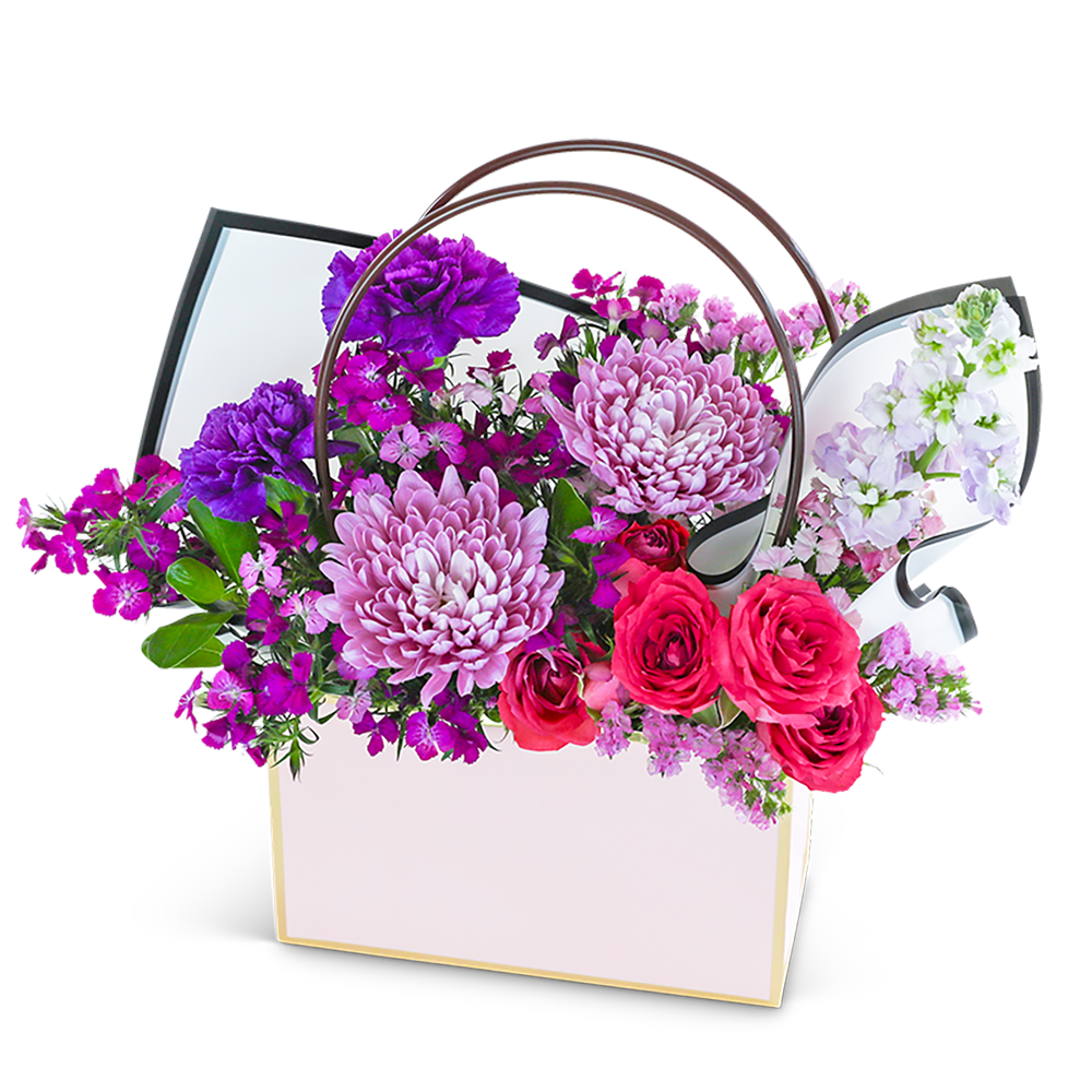 Serene Love Blooms Tote