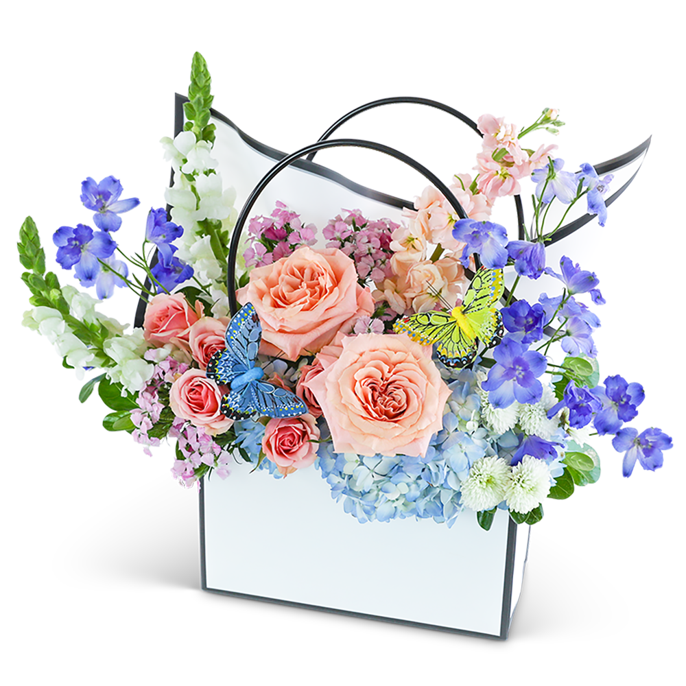 Monet Butterfly Garden Tote