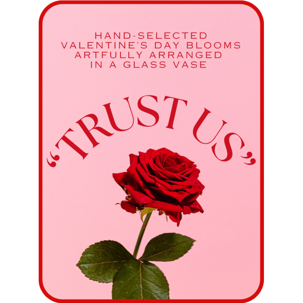 Valentine’s Day Designer’s Choice Vase