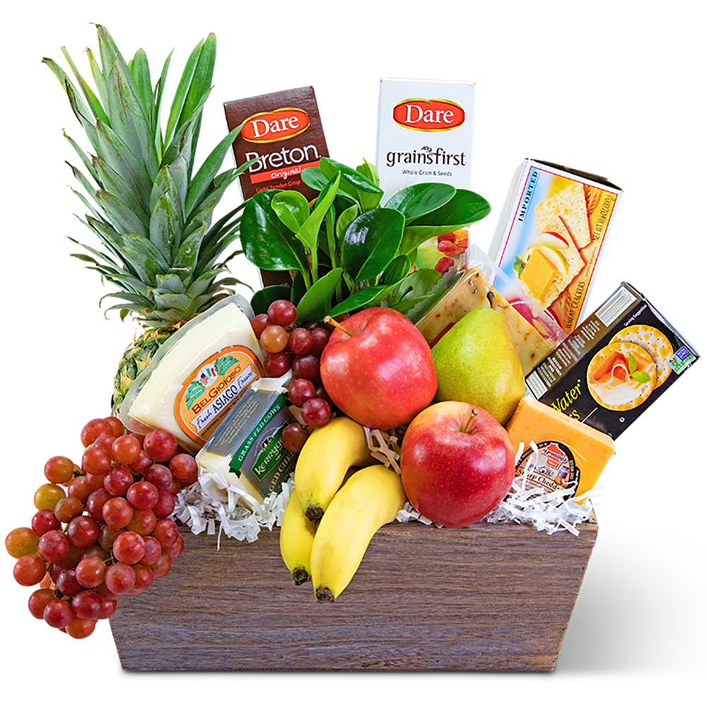 Classic Fruit and Cheese Basket