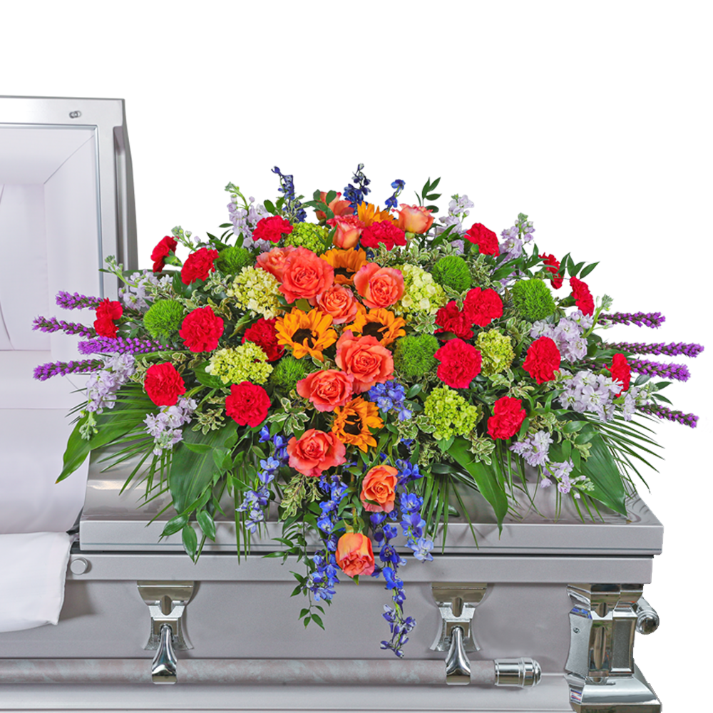 Treasured Memories Casket Spray
