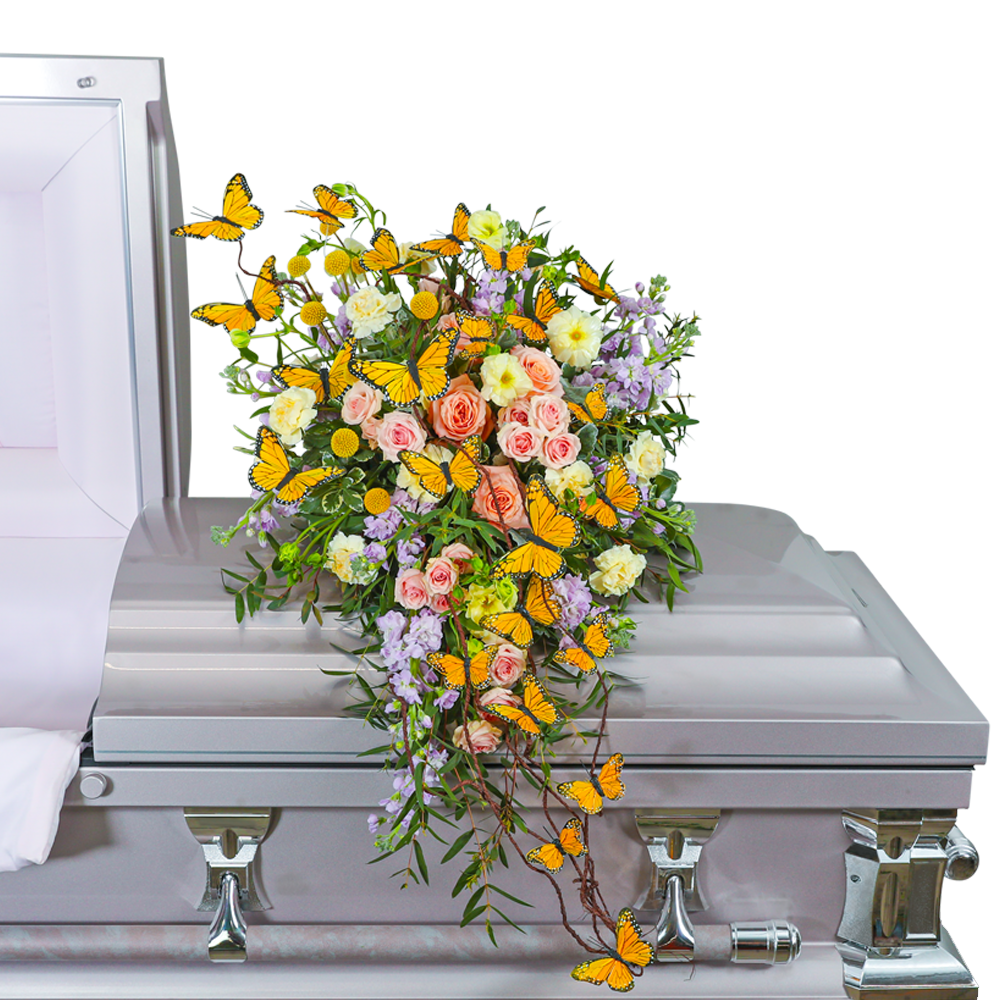 Wind Beneath My Wings Casket Scarf