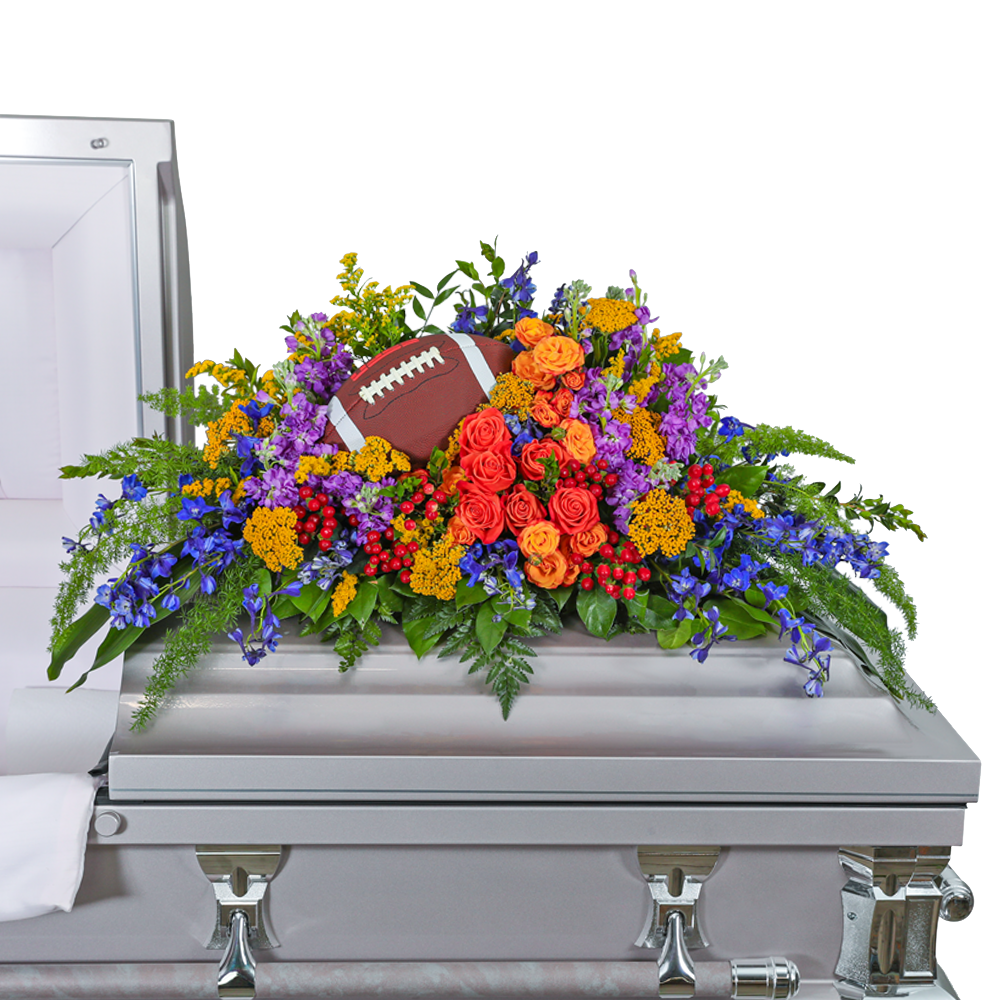 Tears in Heaven Personalized Casket Spray