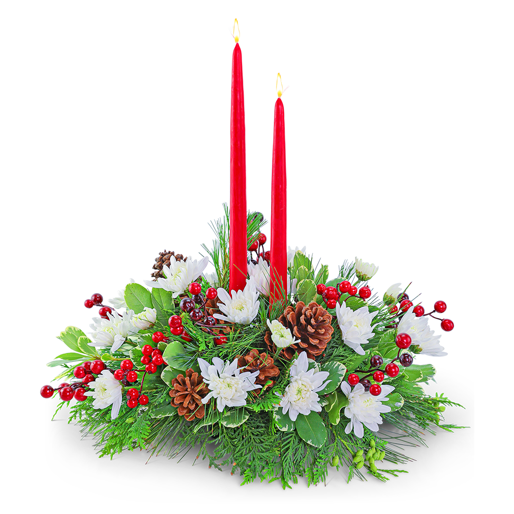 Noel Candlelight Centerpiece